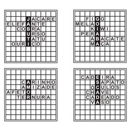 Alfabeto Móvel e Brinquedo de Madeira Cruzada Inteligente - 4