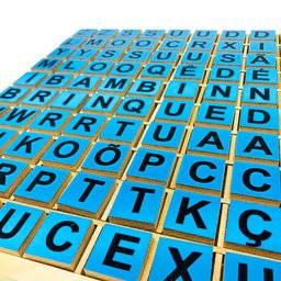 Alfabeto Móvel e Brinquedo de Madeira Cruzada Inteligente - 3