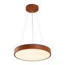 Ver imagem 2 de Lustre Pendente Nordecor Oris 2454 40cm Imbuia Led Bivolt