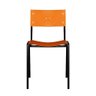 Cadeira Iso Empilhavel 10un Cor: Laranja - 3