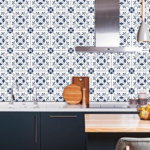 Adesivo de Azulejo Moroccan 6 Arte Destaque