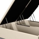 Ver imagem 3 de Base Cama Box Baú Casal Queen 158cm Hit I02 Corano Bege- Mpozenato