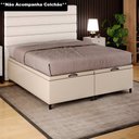 Ver imagem 2 de Base Cama Box Baú Casal Queen 158cm Hit I02 Corano Bege- Mpozenato