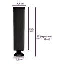 Ver imagem 2 de Kit 4 Pés para Armário de Cozinha Paneleiro Balcão Vap Preto Regulável Gabinete Pia Cozinha