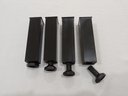 Ver imagem 7 de Kit 4 Pés para Armário de Cozinha Paneleiro Balcão Vap Preto Regulável Gabinete Pia Cozinha