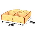 Ver imagem 3 de Porta Guardanapo e Sachê em Mdf - Kit 10 Unidades