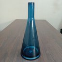 Ver imagem 4 de Vaso Garrafa Decorativo Enfeite Casa Home&co Vidro 41x16x16cm Azul