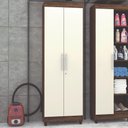 Ver imagem 1 de Armário Multiuso Line 2 Portas com Chave Imbuia Champagne Lavanderia e Despensa