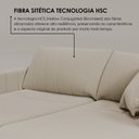 Ver mais imagens de Sofá Cama Casal Retrátil e Reclinável 3 Lugares Bouclé Bege Creta Uruguai 230cm