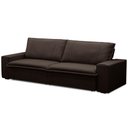 Ver imagem 7 de Sofá Retrátil Reclinável para Sala 3 Lugares 250cm Varsov F04 Veludo Marrom Escuro - Lyam Decor