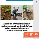 Ver imagem 5 de Ancinho de Mão 5 Dentes Jardim Jardinagem Ferramenta Ideal para Afofar o Solo e Retirar Folhas - Sta