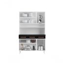 Ver imagem 5 de Armário De Cozinha Aço Kit Triplo Telasul Mirage New Bco/pto