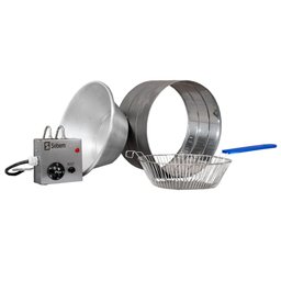 Tacho Fritadeira para Fritura de Pastel Elétrico Redondo Profissional 3 Litros 110v/220v - 4