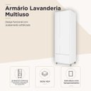 Ver imagem 3 de Armario Lavanderia 2 Portas 2 Gavetas Nesher 70cm 100 MDF
