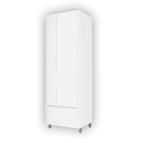 Armario Lavanderia 2 Portas 2 Gavetas Nesher 70cm 100 MDF