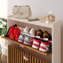 Ver imagem 6 de Sapateira Vertical 12 Pares Calçados Multiuso 2 Portas Basculantes Hall de Entrada Quarto Closet - o