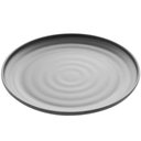 Ver imagem 1 de Prato Lyor de Melamina Raso Preto 25,5cm Avulso Tóquio com Relevo para Mesa Refeições