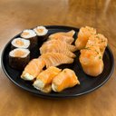 Ver imagem 2 de Prato Lyor de Melamina Raso Preto 25,5cm Avulso Tóquio com Relevo para Mesa Refeições