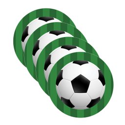Kit Sousplat Futebol Nsw 4 Peças com Base - 2