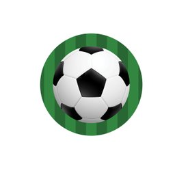 Kit Sousplat Futebol Nsw 4 Peças com Base - 1