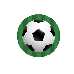 Kit Sousplat Futebol Nsw 4 Peças com Base