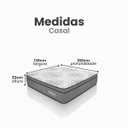 Ver imagem 4 de Colchão Ortobom Exclusive Sleep Molas Ensacadas Ortopédico 138x188cm