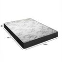 Ver imagem 3 de Colchão de Casal Kairo Eps D33 138x188x19 Preto e Branco Bambu Portobel Preto com Branco