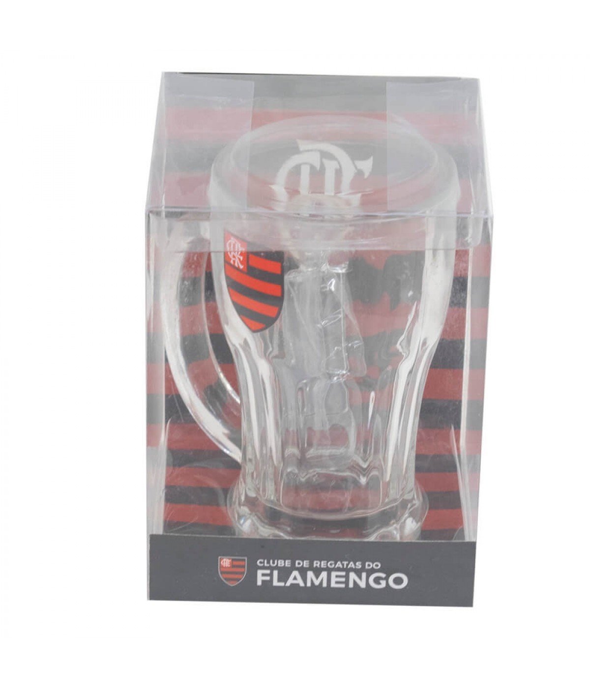 Caneca do Flamengo de Vidro com Abridor de Garrafas 450 ml - 4