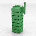 Ver imagem 3 de Reservatório de Água de Chuva - Cisterna Vertical Modelo 1050 Litros Ecosoli