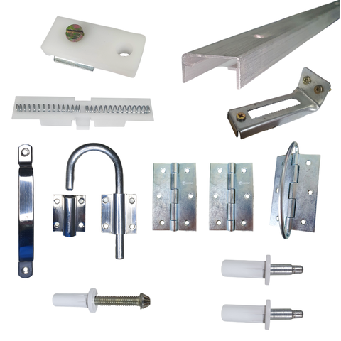 Kit Ferragens p/ Porta Camarão Completo 60cm Natural - Alfer