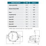 Hidrômetro Unijato 1,5 m³/h 3/4 polegadasx115 mm Padrão CAESB Pré-equipado. - 5