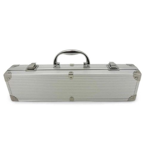 Jogo para Churrasco 3 Peças Inox com Maleta Mimo 6625