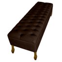 Ver imagem 3 de Cabeceira e Recamier Iza para Cama Box Casal Queen 1.60 - Suede - Sv Decor: Marrom