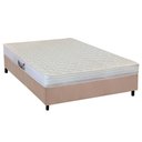 Ver imagem 1 de Cama Box Casal: Colchão Espuma Herval AG65 Frontier + Base CRC Suede Clean(138x188)