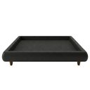 Ver imagem 2 de Cama Box Casal Base Bipartida Nami Corano Estrutura em Madeira Preto Nexta Casa 156cm