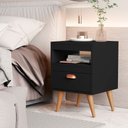 Ver imagem 2 de Kit 02 Mesas de Cabeceira Sal- Preto