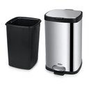 Ver imagem 5 de Lixeira Brinox Frame 12L com Balde e Pedal Aço Inox Escovado