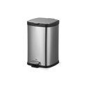 Ver imagem 1 de Lixeira Brinox Frame 12L com Balde e Pedal Aço Inox Escovado