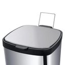 Ver imagem 4 de Lixeira Brinox Frame 12L com Balde e Pedal Aço Inox Escovado