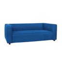 Ver imagem 2 de Sofá Namoradeira Amsterdam 1,40m Suede Azul Marinho - Inova Decorações