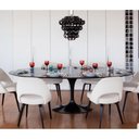 Ver imagem 1 de Mesa Tulipa Saarinen Oval 235x122cm Laqueada Preto