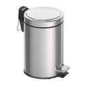 Ver imagem 1 de Lixeira em Aço Inox com Pedal 3 Litros - 94538103 - Tramontina Lixeira Aco Inox C/pedal 3lts Tramont