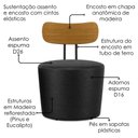 Ver imagem 5 de Poltrona Decorativa Luna Base Fixa Courino Tcs 724 Moll