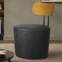 Ver imagem 2 de Poltrona Decorativa Luna Base Fixa Courino Tcs 724 Moll