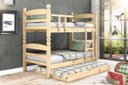Ver imagem 1 de Treliche Beliche Thor com Cama Auxiliar Madeira Maciça Cor Natural