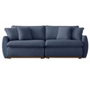 Ver imagem 6 de Sofá Cama Retrátil e Reclinável Inova 230 Cm Braço 15 Cm Meu Sofá Online