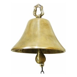 Sino De Teto Em Bronze Grande Peso 1,2 Kg Som Maravilhoso - 3