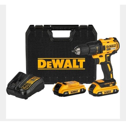 Parafusadeira Furad 1/2 pol, 20V, Brushles Baterias 2 Oah Carregador e Maleta Dc Dewalt