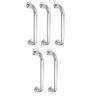 Alça de Apoio 30cm Barra Inox Kit 5 Unidades Idoso Cadeirante Deficiente Banheiro Box Acessibilidade - 1