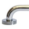 Alça de Apoio 30cm Barra Inox Kit 5 Unidades Idoso Cadeirante Deficiente Banheiro Box Acessibilidade - 5
